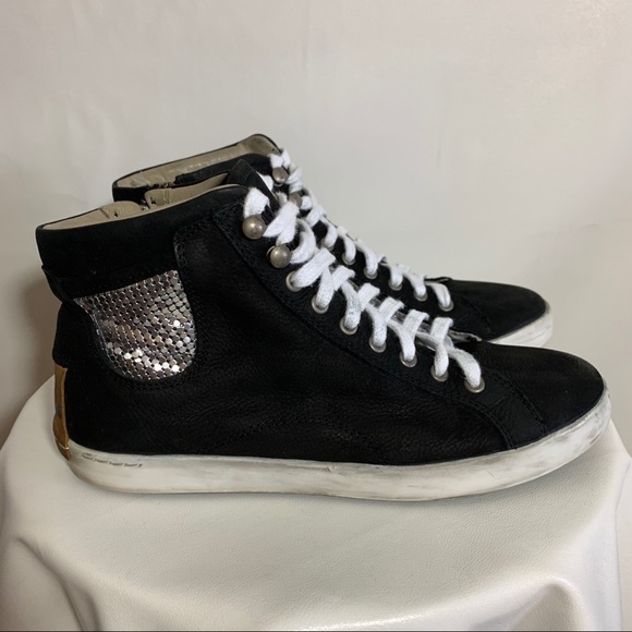 Brusque high top leather sneaker shoes sz 8.5 - Picture 3 of 6